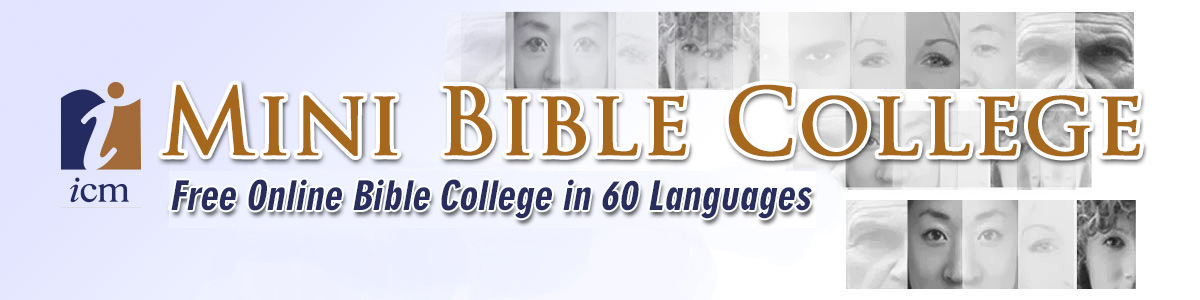 Free Online Mini Bible College in 36 Languages